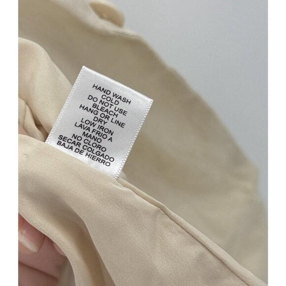 NWT Love Tree Jacket Juniors WOMEN’s Beige 100% Linen Blazer Beachy Career Sz L - Picture 8 of 10